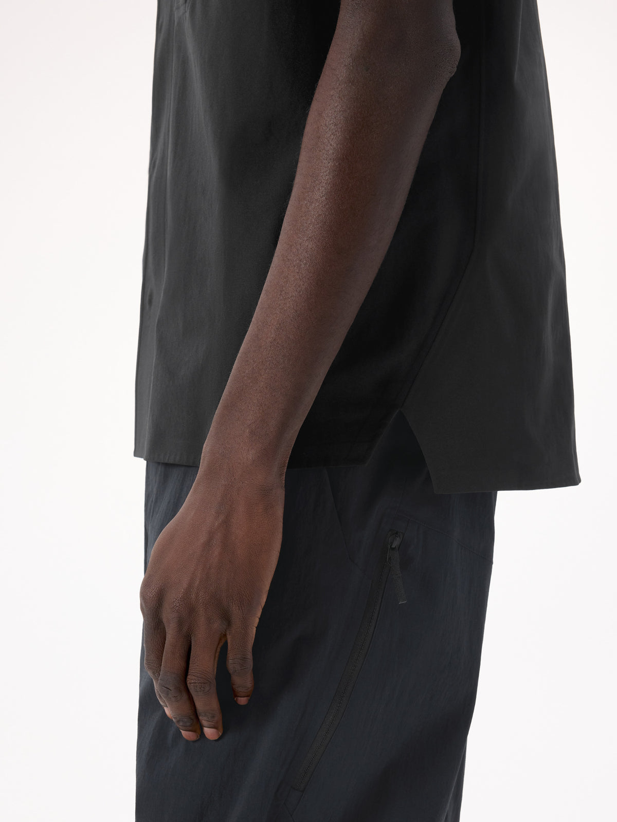 Field Shirt SS Black Detail 4