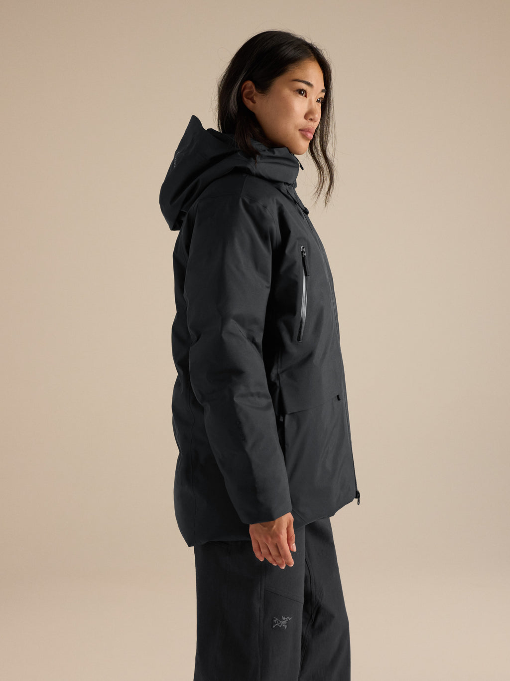 Liatris Down Jacket Women's Black Side View