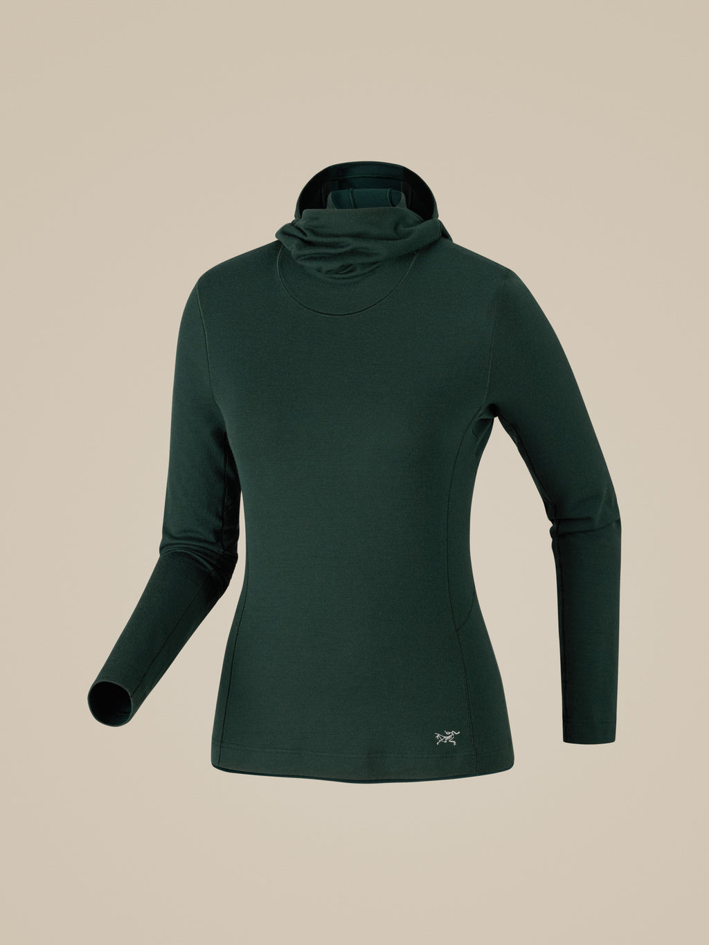 Satoro Merino Wool Hoody Women's Dark Jade 