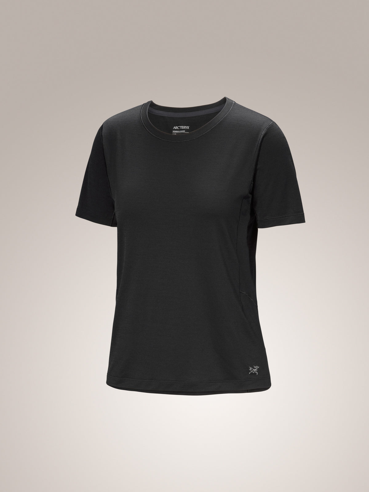 Lana Merino Wool Crew Shirt SS Women's Black 