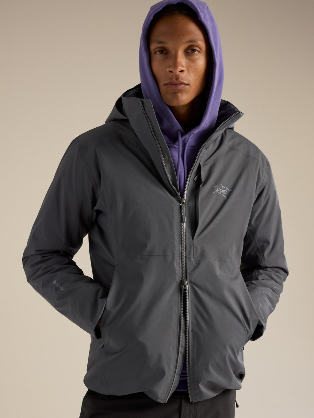 Ralle Insulated Jacket Cloud Detail 1