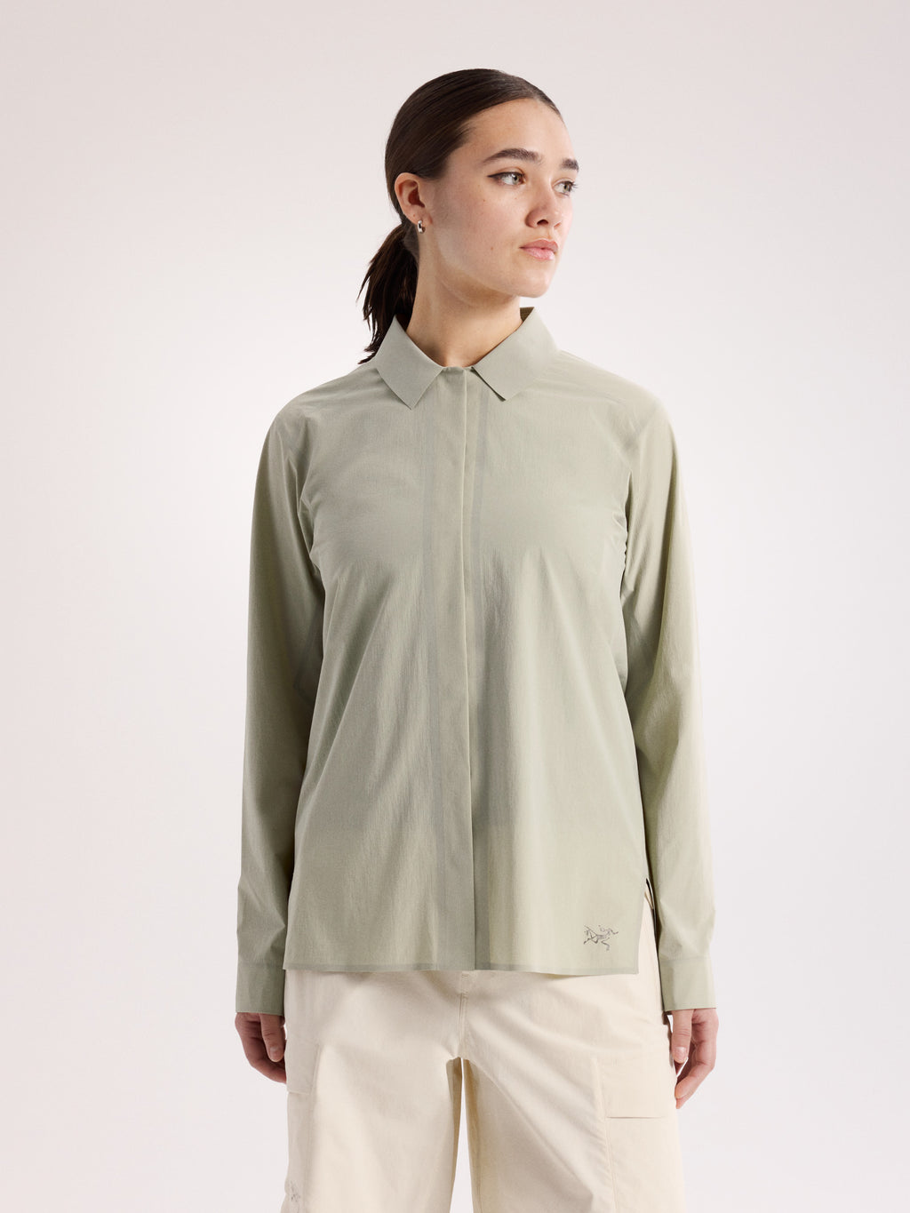 Olia Shirt LS Women's Habitat Front View