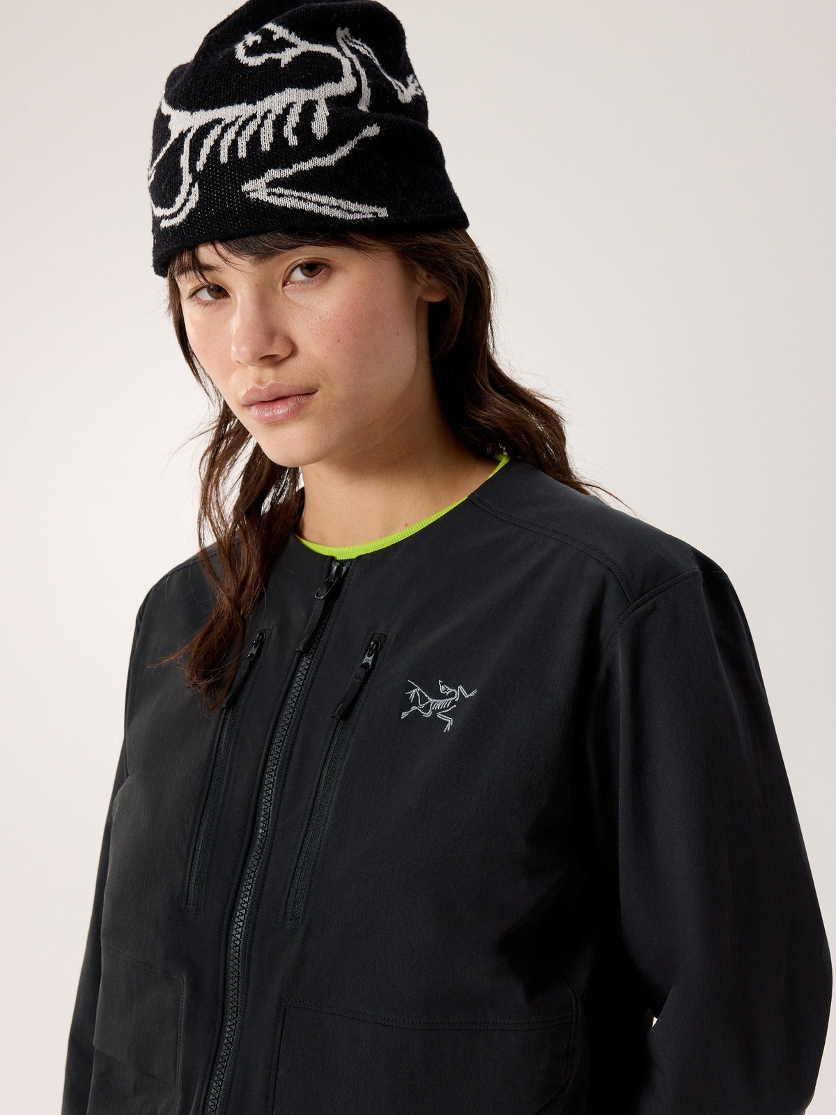 Sonii Utility Jacket Women's Black Hover