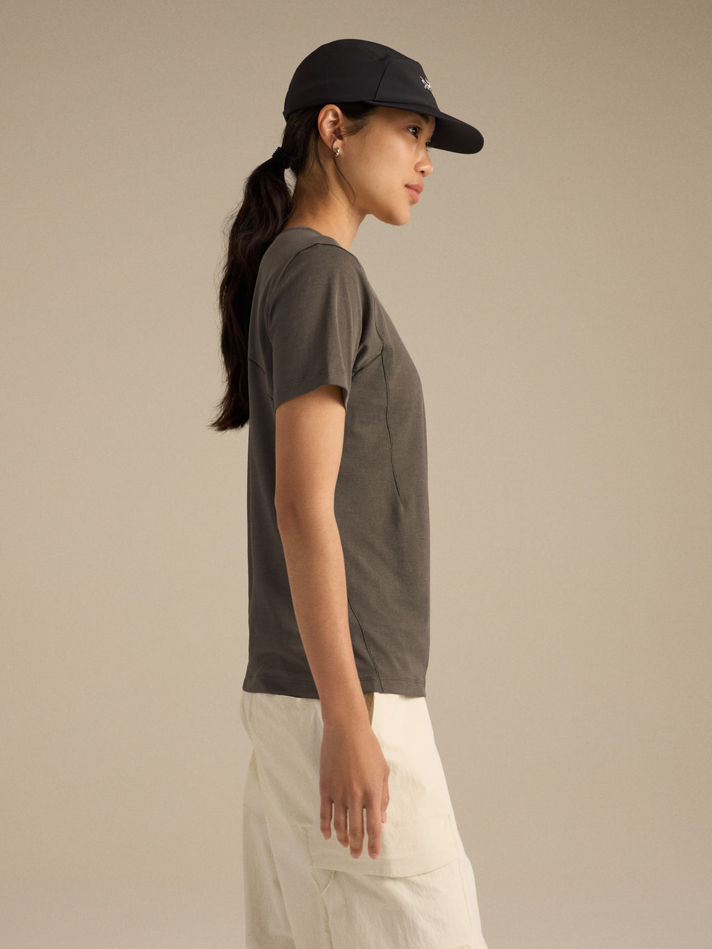Sunna Crew Shirt SS Women's Mongoose Side View
