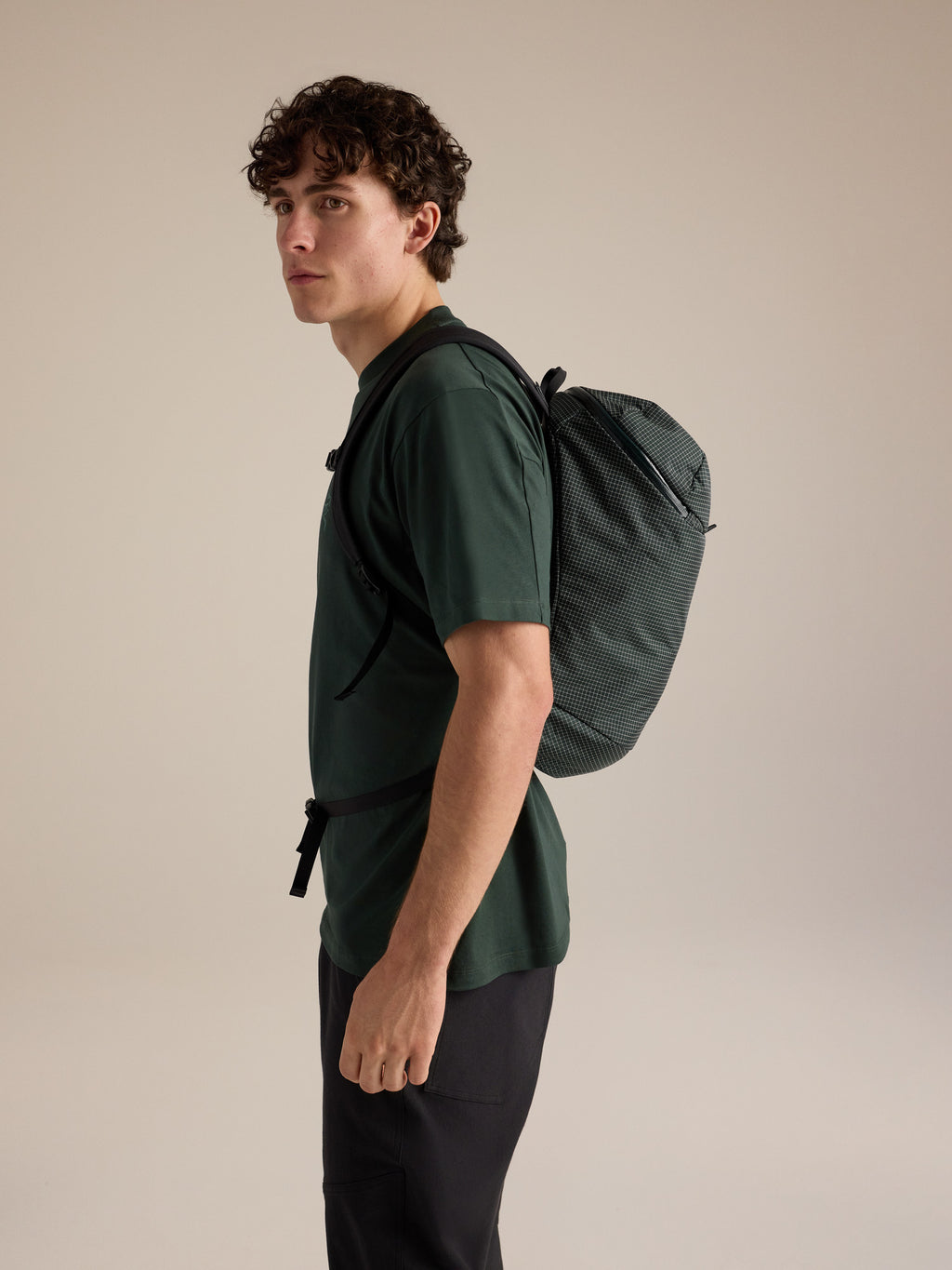 Konseal 15 Backpack Dark Jade Side View