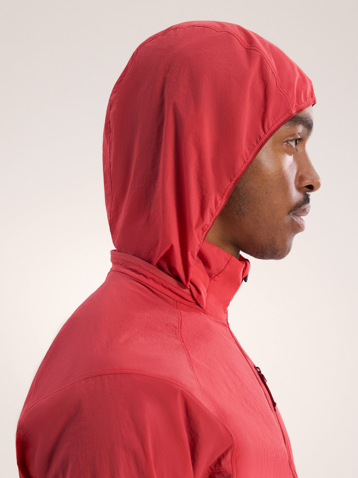 Ossa Stowhood Jacket Stone Red Hood