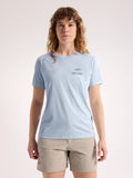 Sunna Speed Bird Crew Shirt SS Women's Alpine Blue Front View