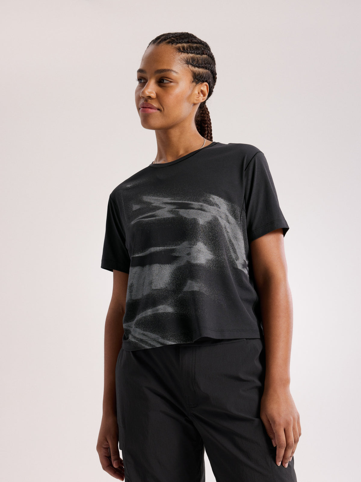 Sunna Speed Bird Crop Shirt Women's Black Hover