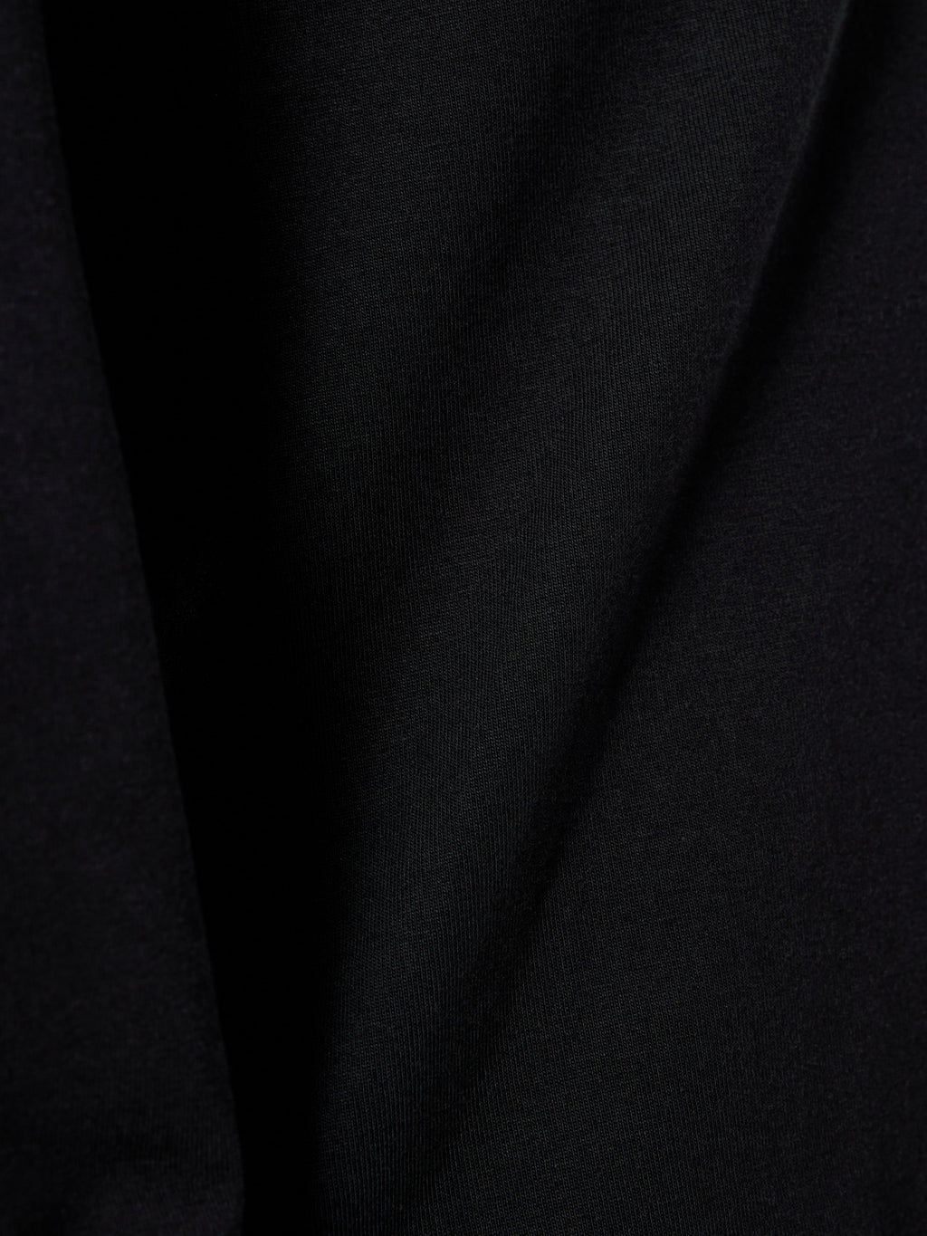 Kragg SL Cotton Bloom Crew Shirt LS Women's Black Fabric Detail