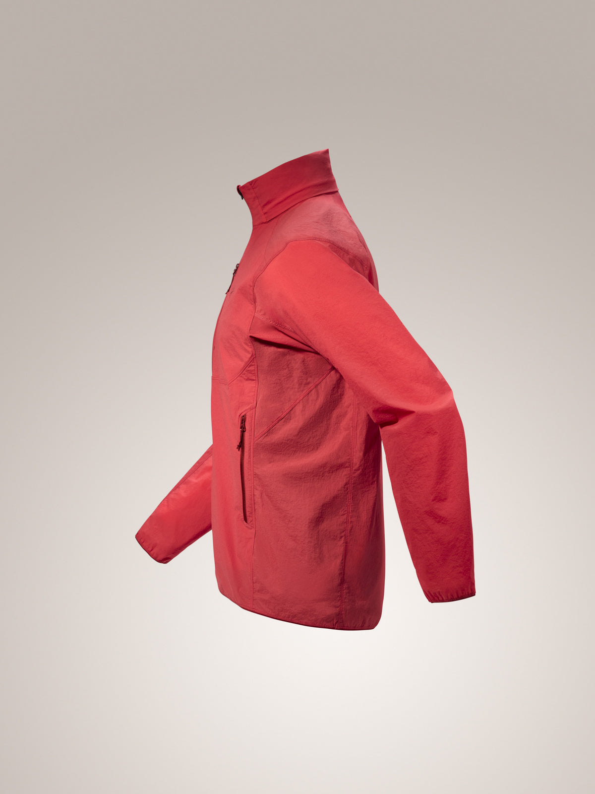 Ossa Stowhood Jacket Stone Red Profile