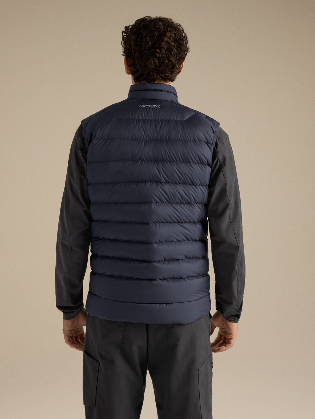 Cerium Vest Black Sapphire Back View