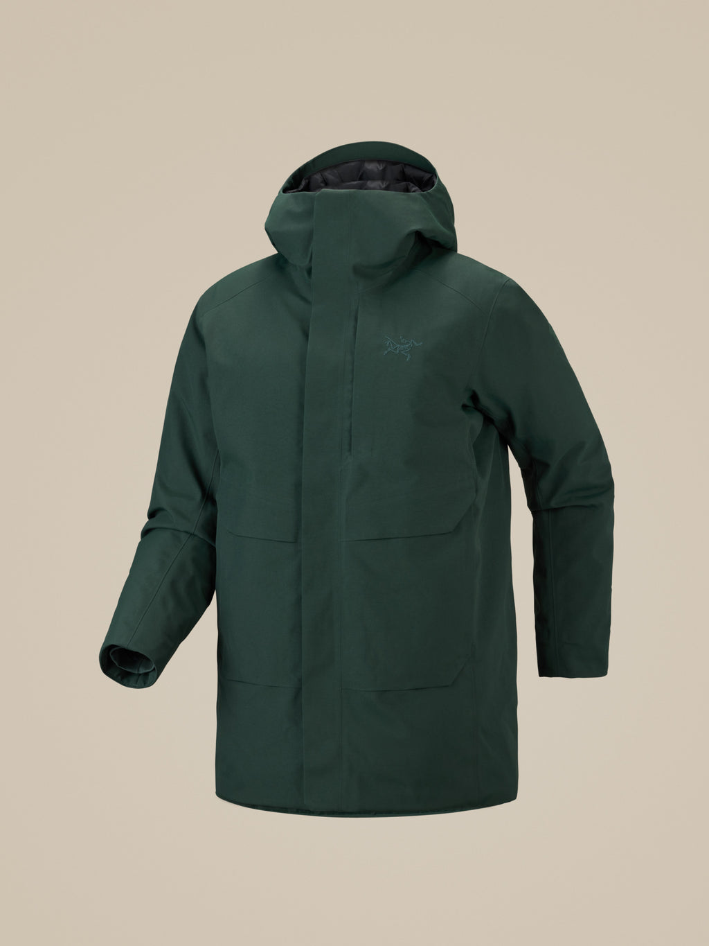 Therme Down Parka Dark Jade 