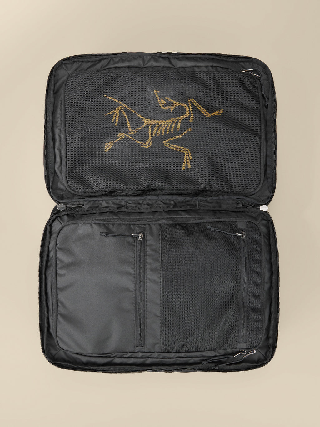 Index 40 Bouldering Bag 24K Black Internal View