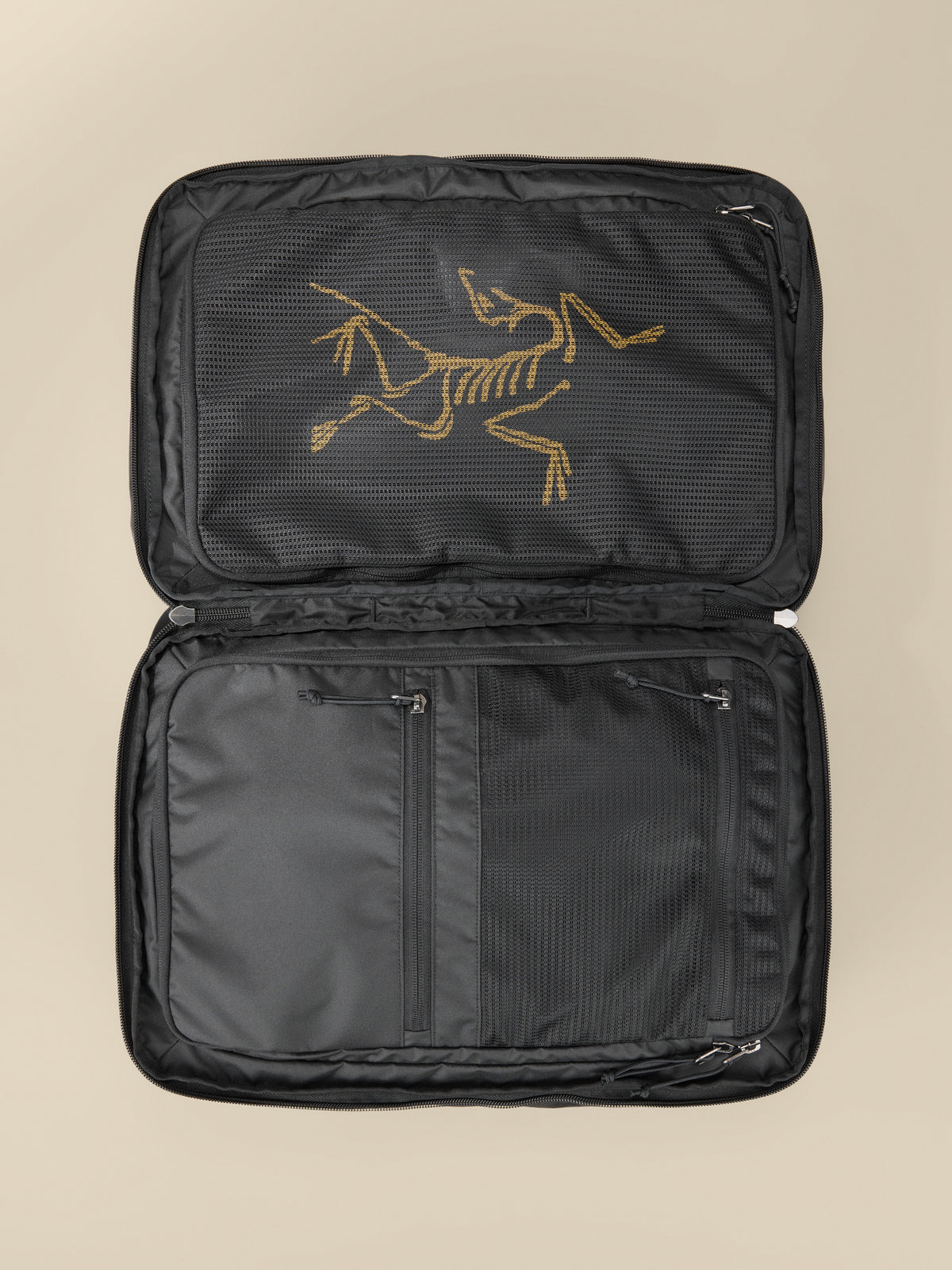 Index 40 Bouldering Bag 24K Black Internal View