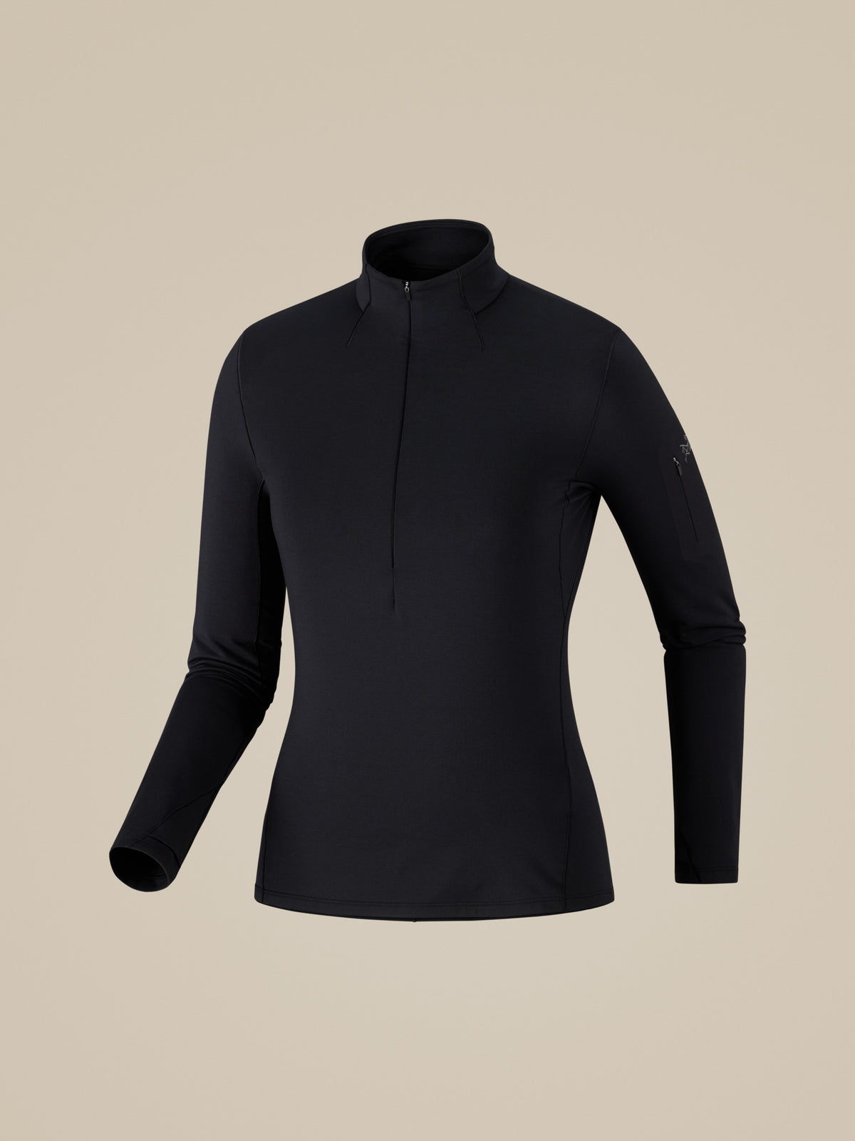 Rho Zip Neck Women's Black 