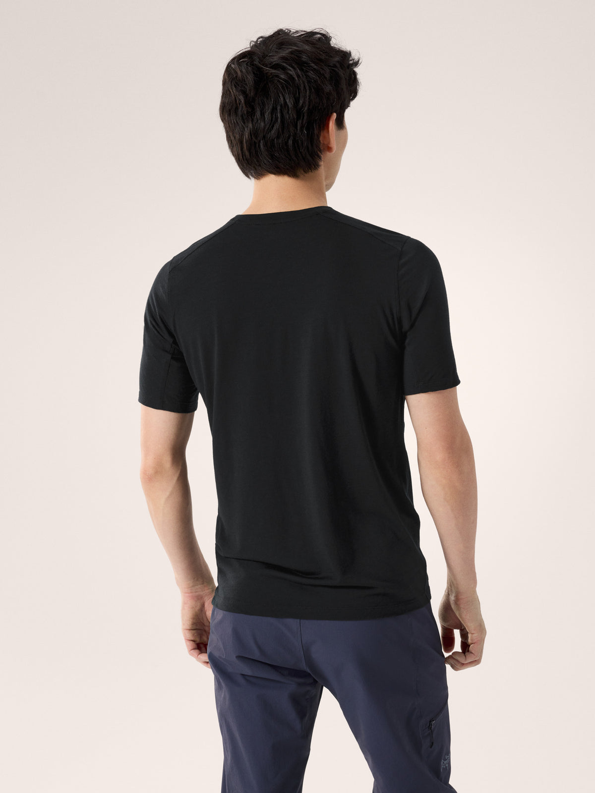 Ionia Merino Wool Shirt SS Black Back View
