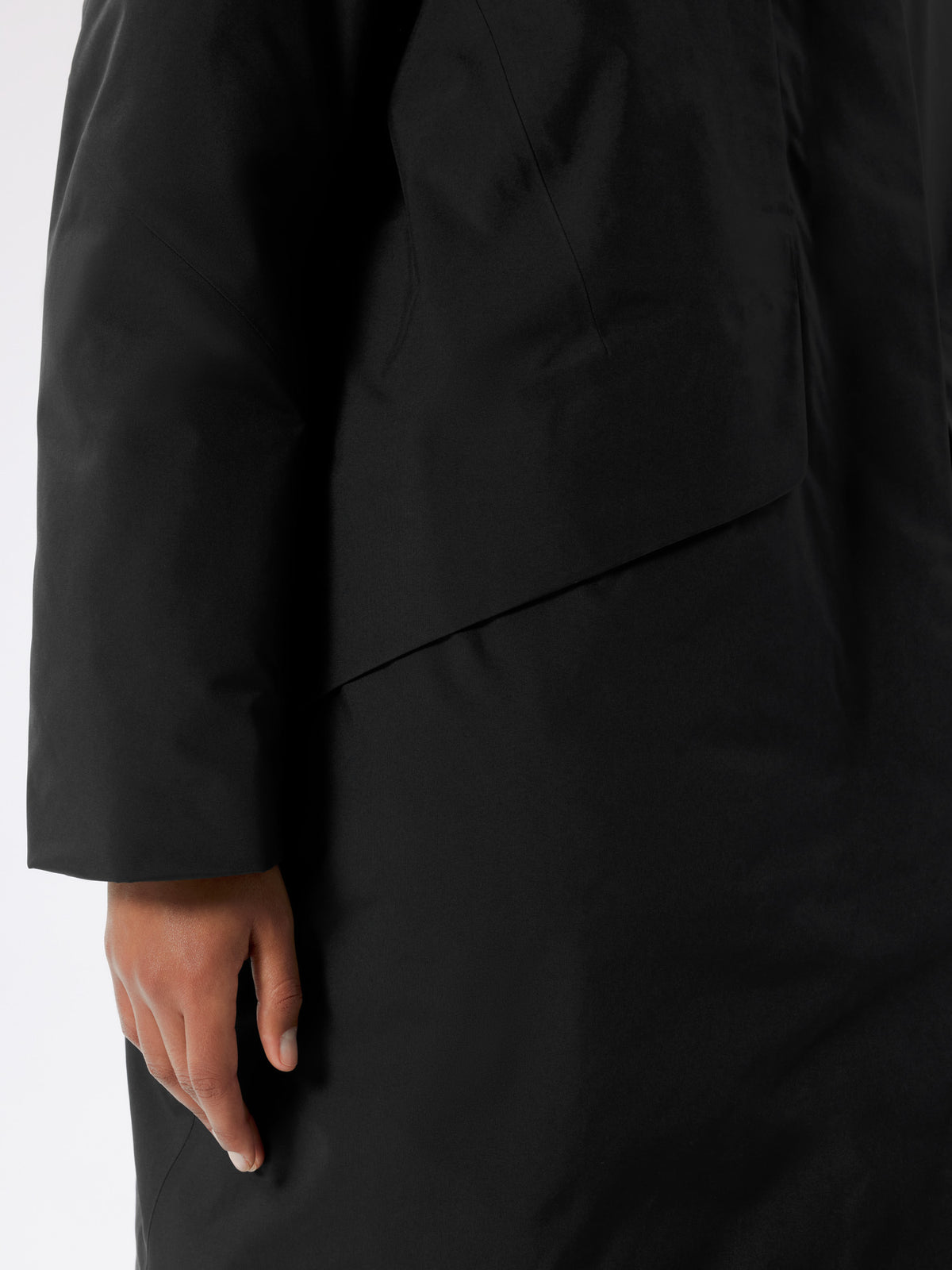 Ifora Down Parka Women's Black Detail 3