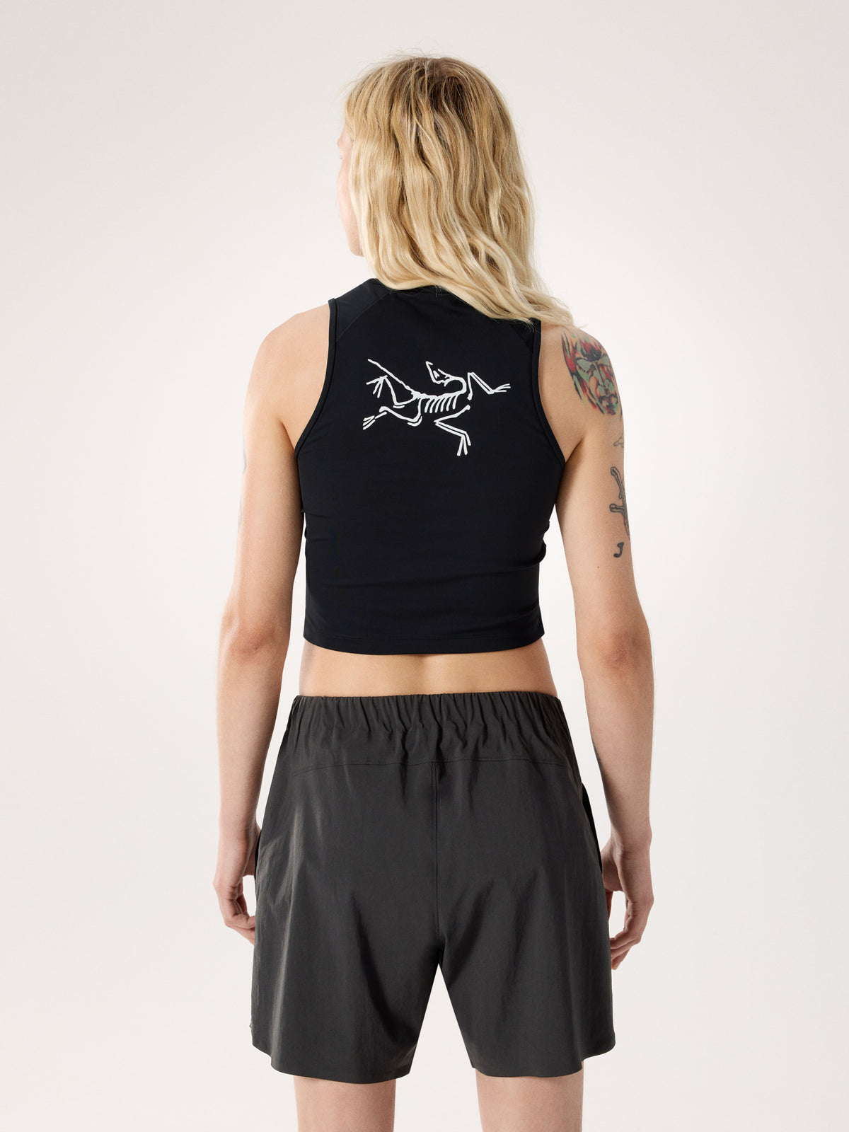 Soria Tank Women's Black / White Back View