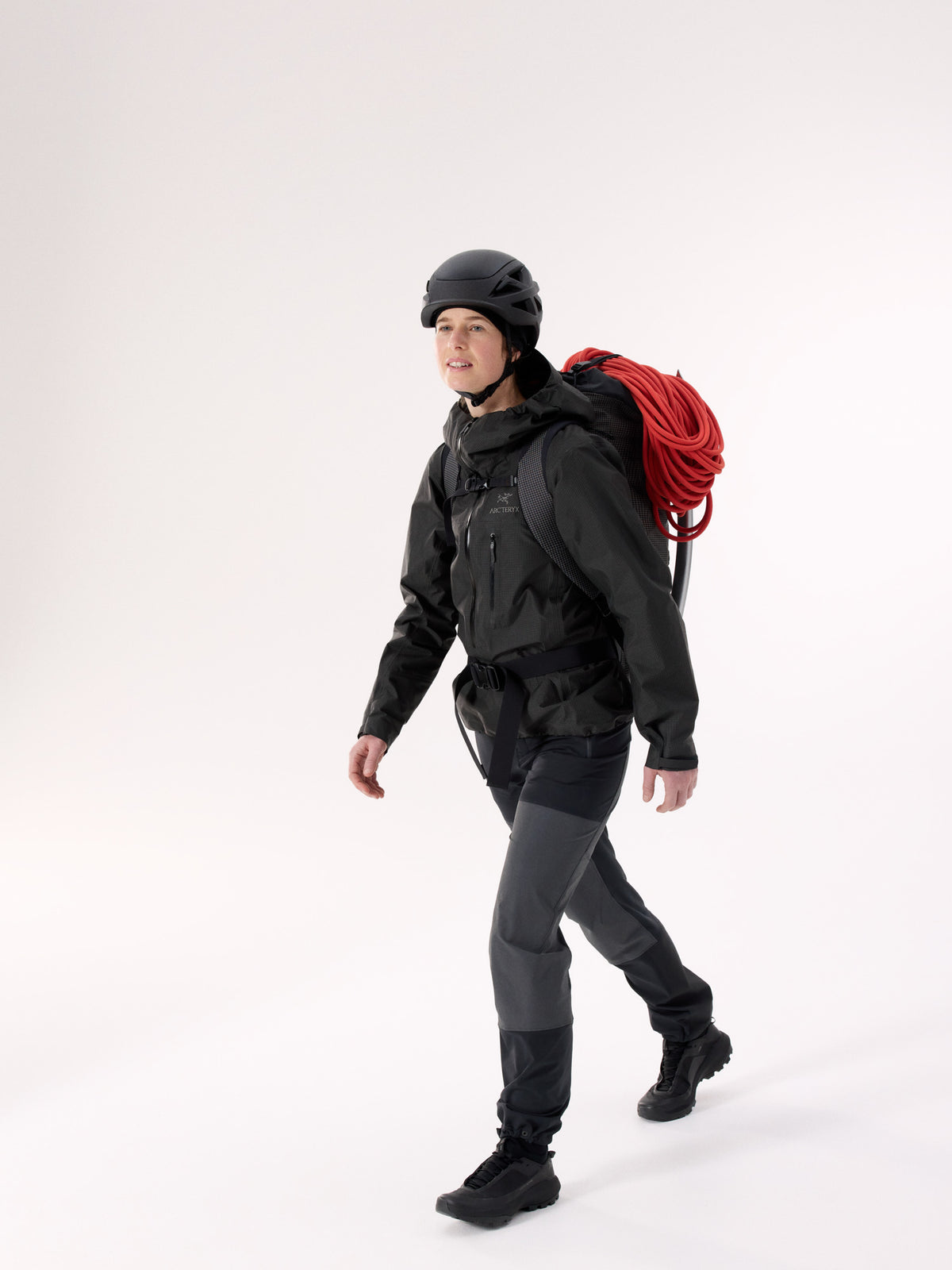 Alpha SL Anorak Women's Black Full Body