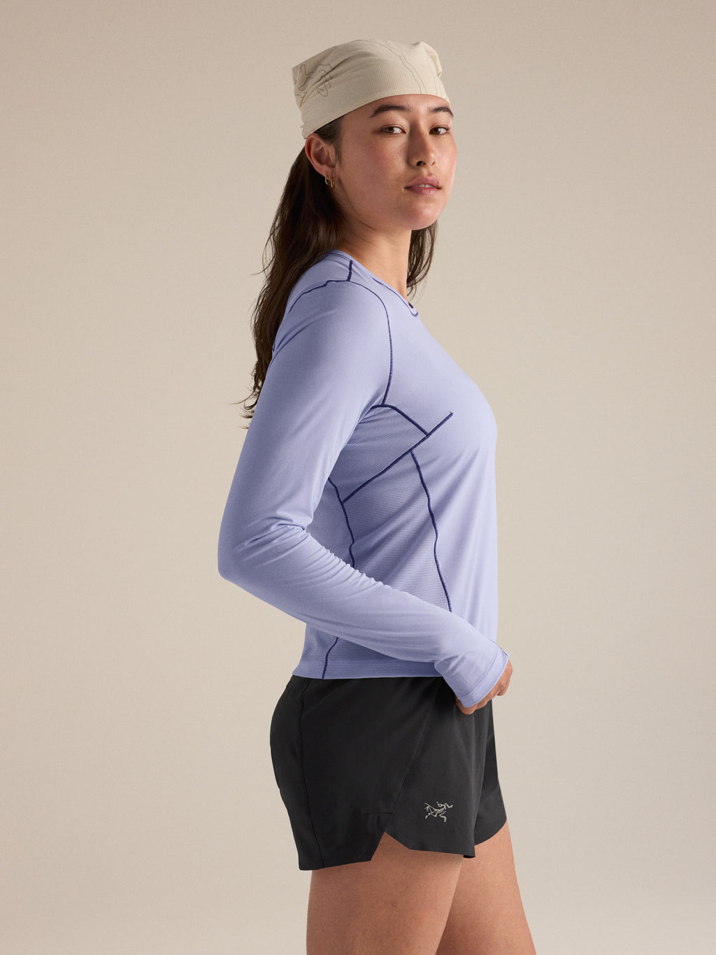 Norvan Crew Shirt LS Women's Kasumi / Blurple Side View