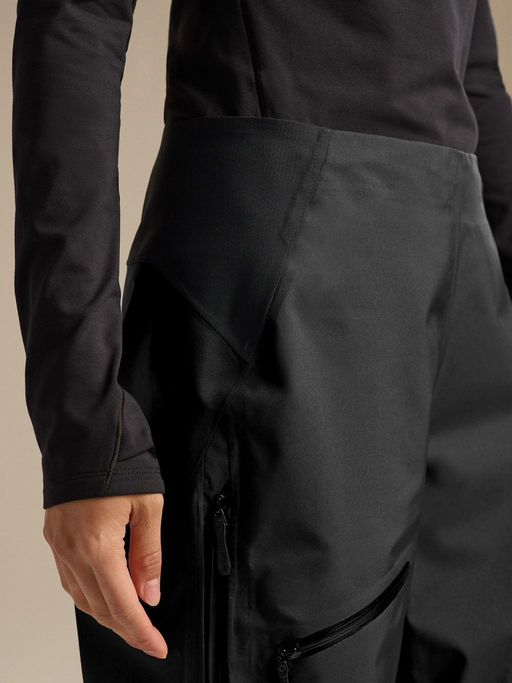 Beta Pant Women's Black Waist Detail