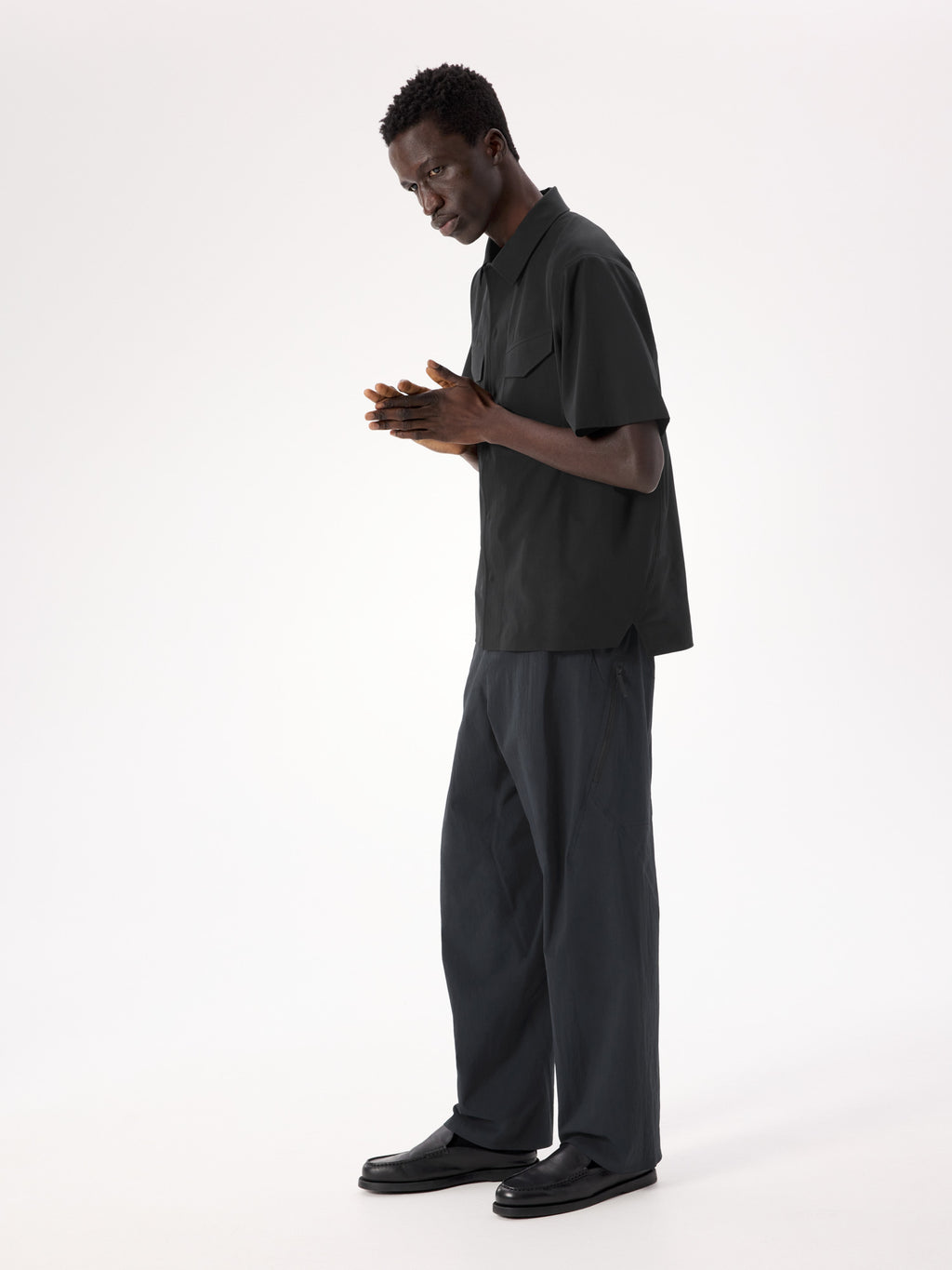 Field Shirt SS Black Full Body