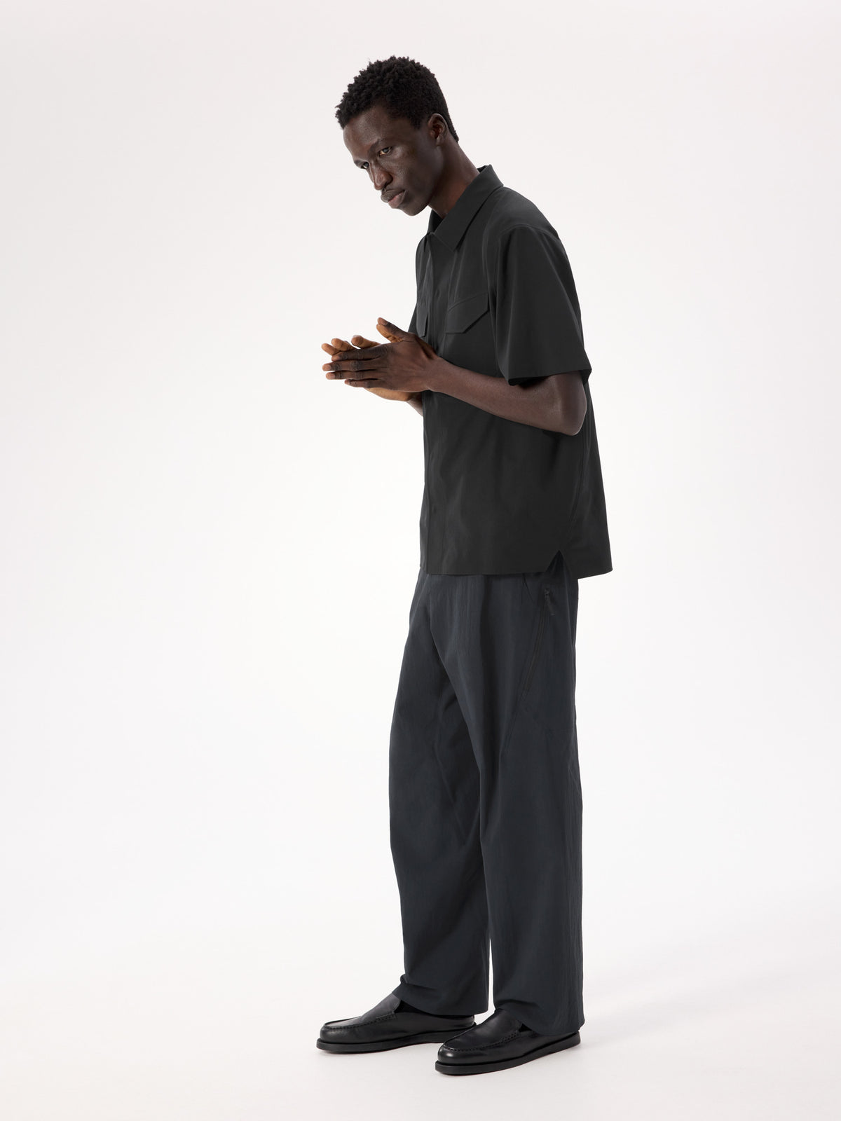 Field Shirt SS Black Full Body