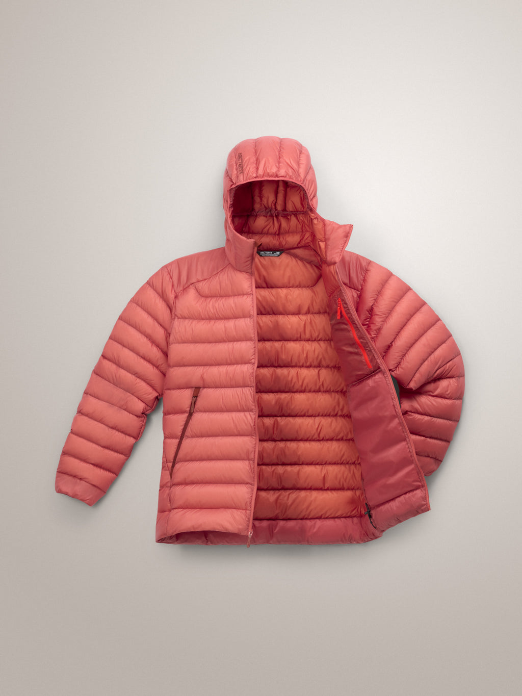Cerium Hoody Stone Red Flat