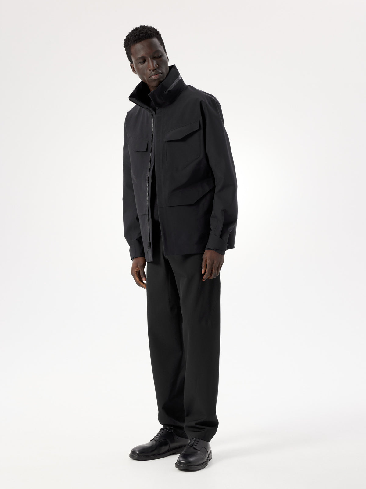 Voronoi Wool Pant Black Layering