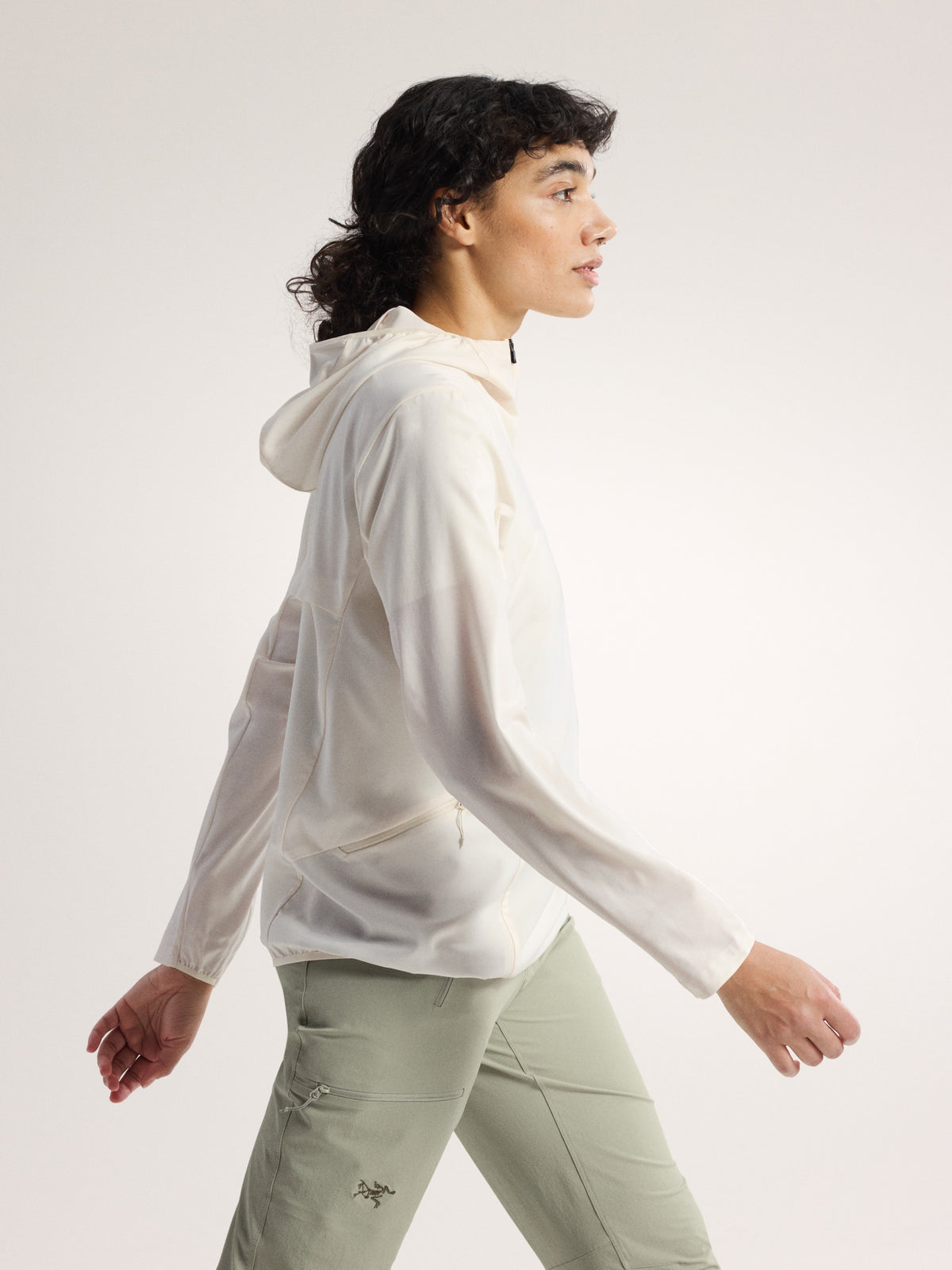 Sima Pullover Women's Arctic Silk Side View