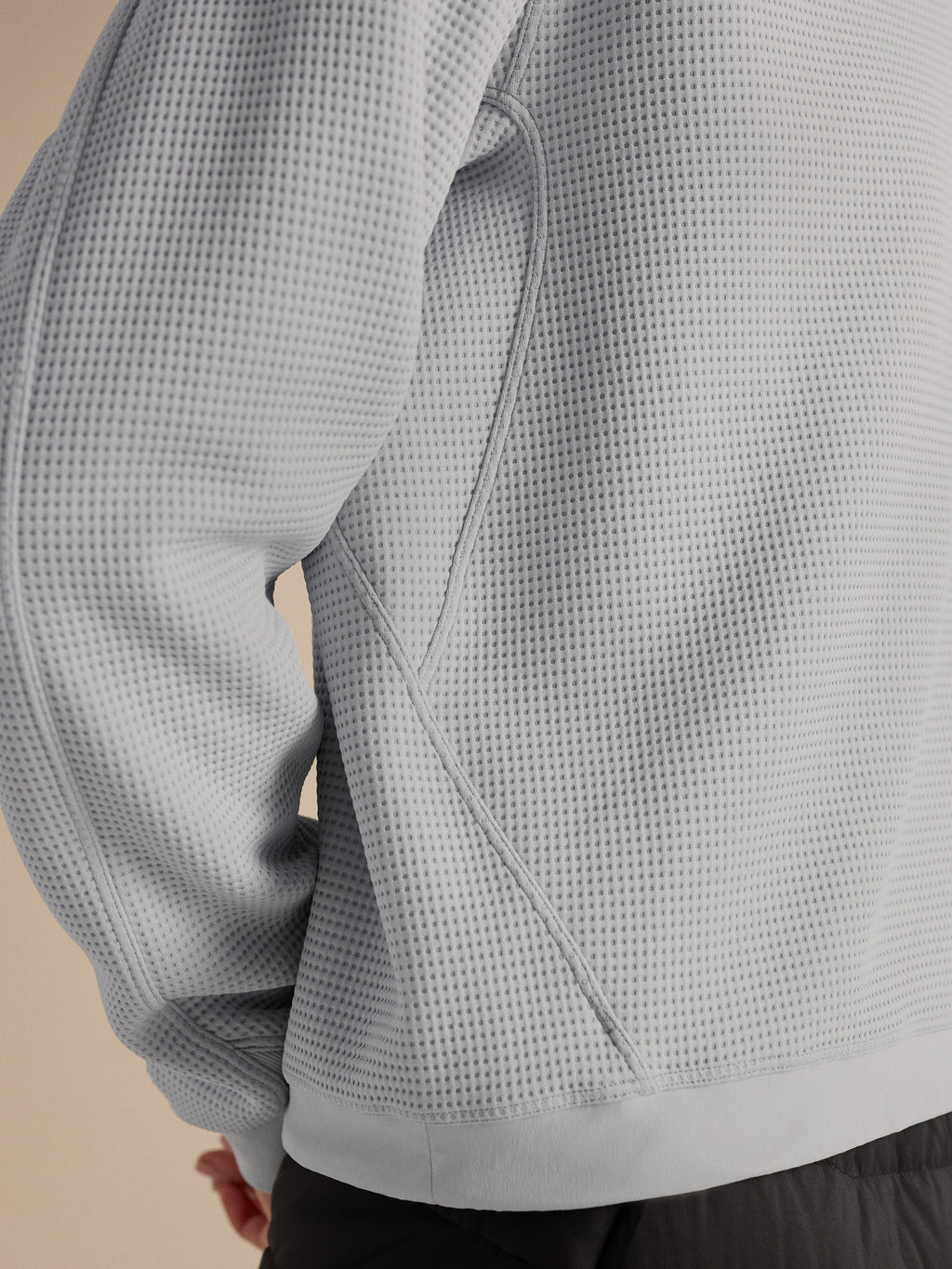 Olera Zip Neck Women's Solitude Fabric Detail