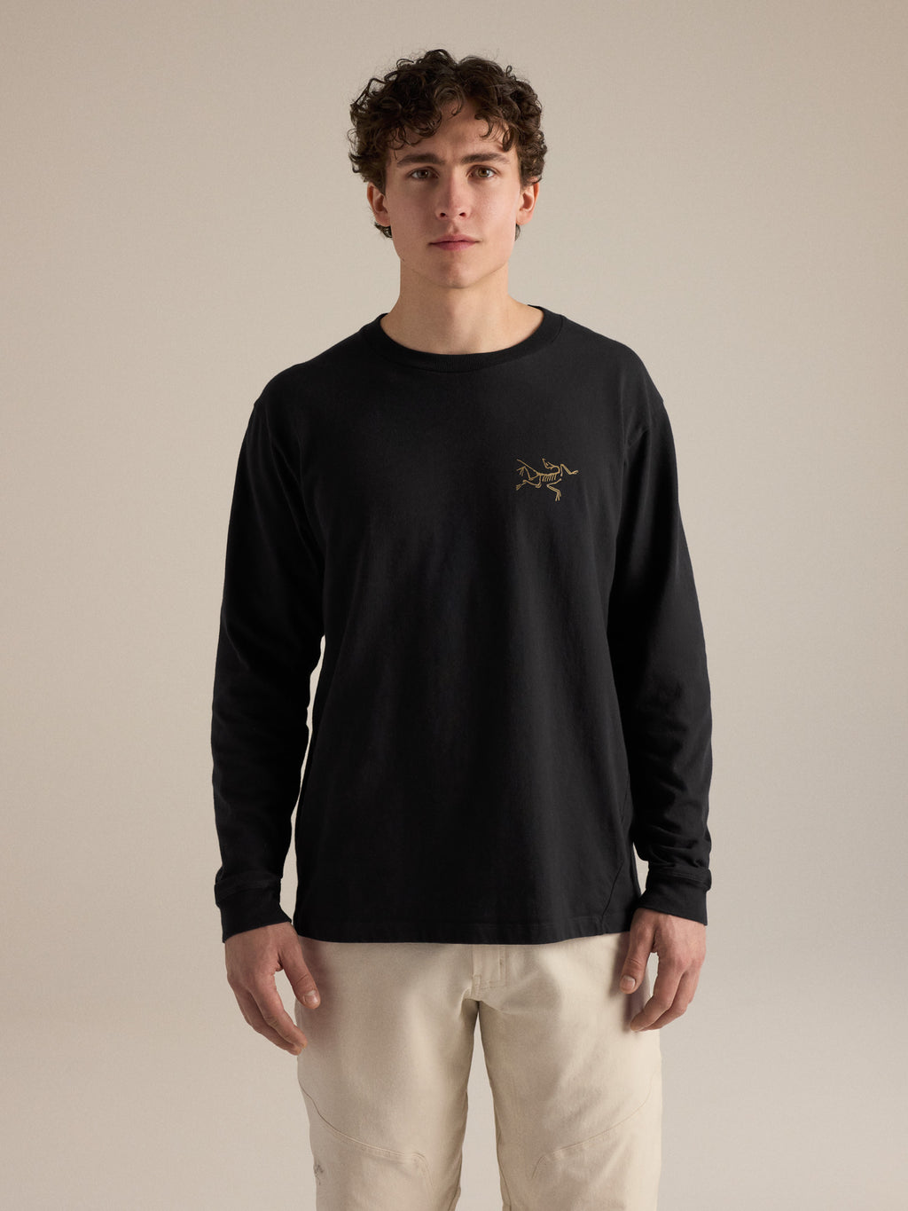 Kragg Cotton Shirt LS 24K Black Front View