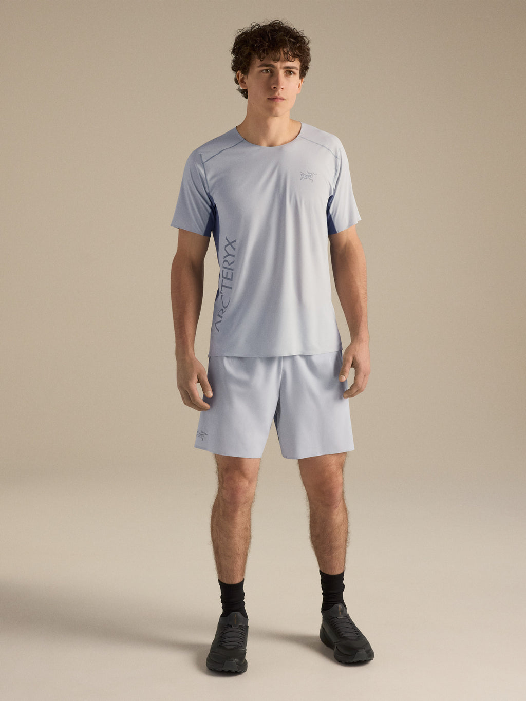 Norvan Downword Logo Shirt SS Solitude / Stratus Full Body