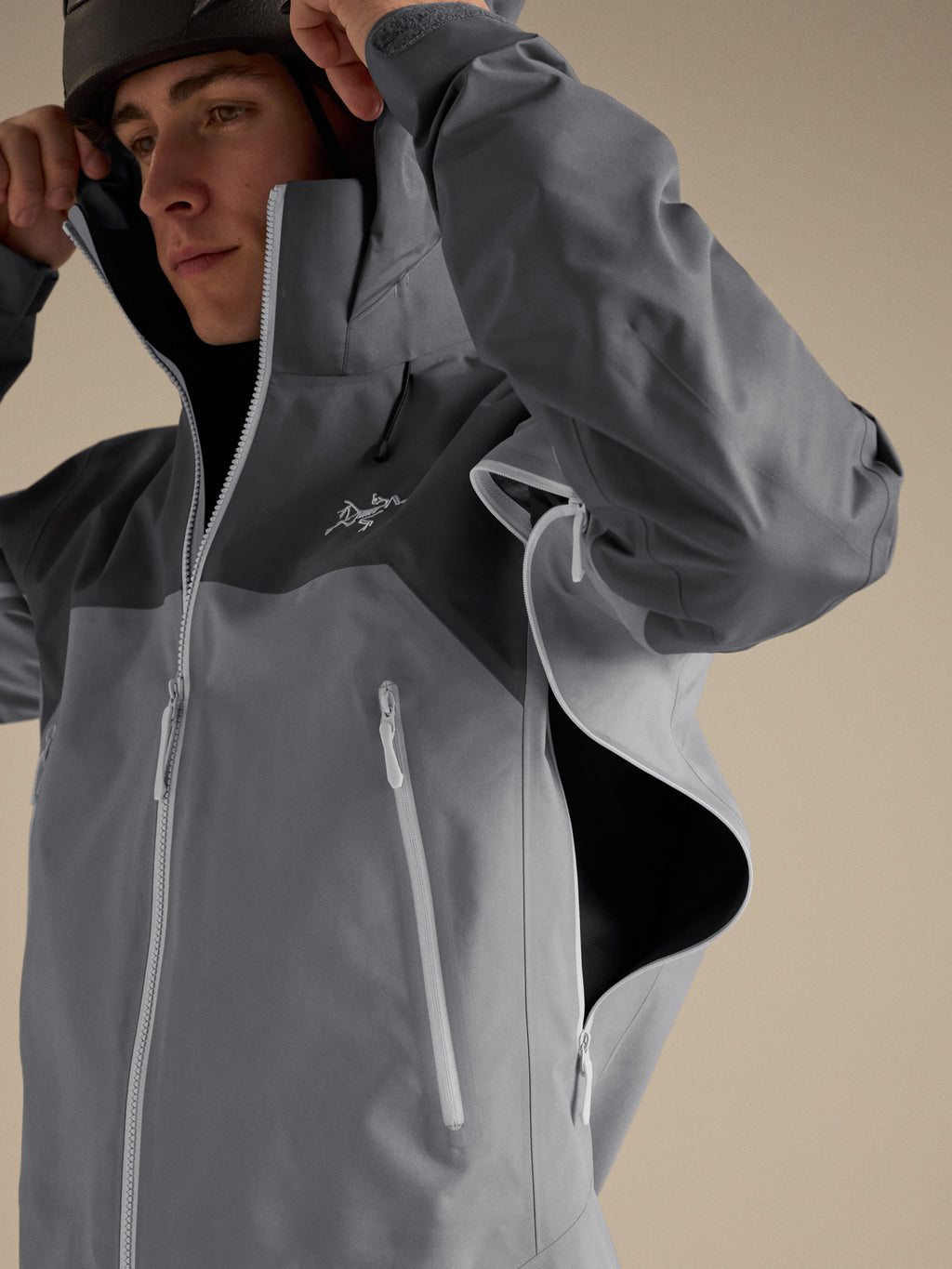 Beta AR Jacket Cloud / Void Pit Zip
