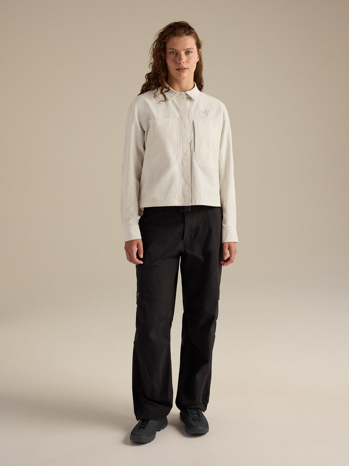 Clarkia SL Cotton Overshirt Women's Sea Salt Full Body