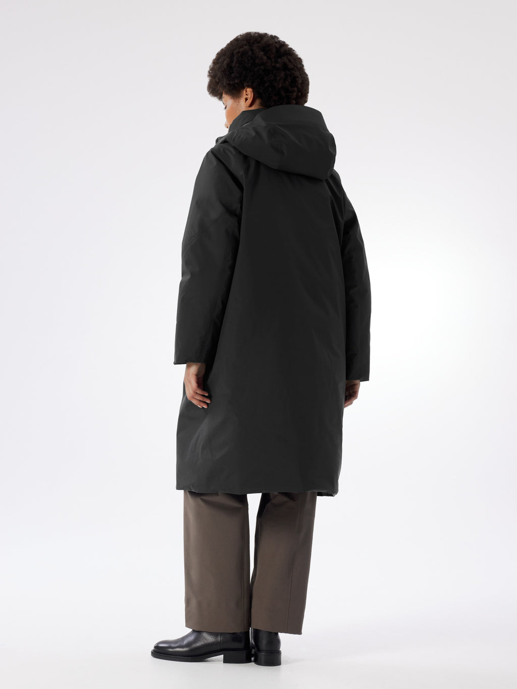 Ifora Down Parka Women's Black Back View