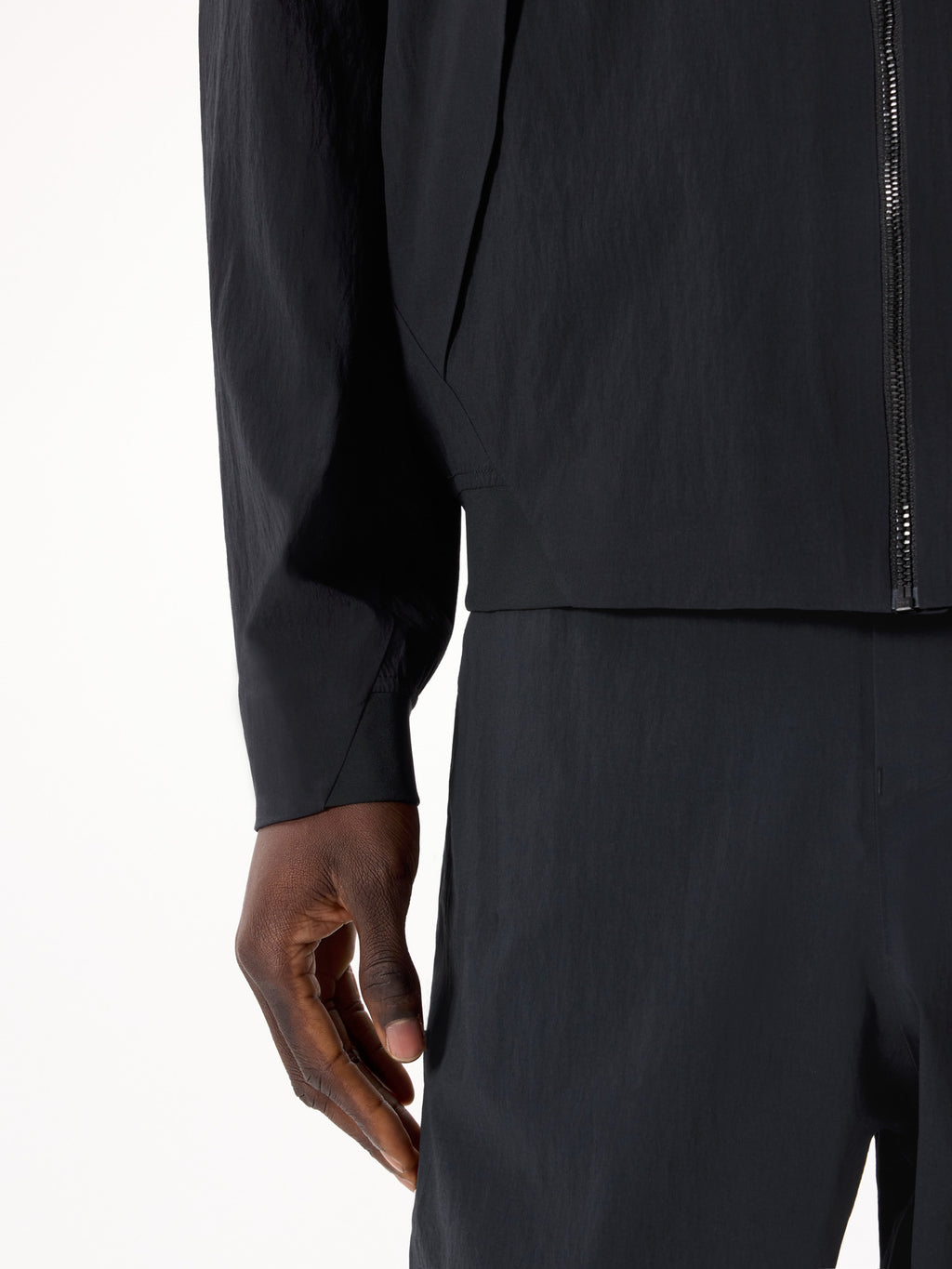 Diode Bomber Jacket Black Detail 2