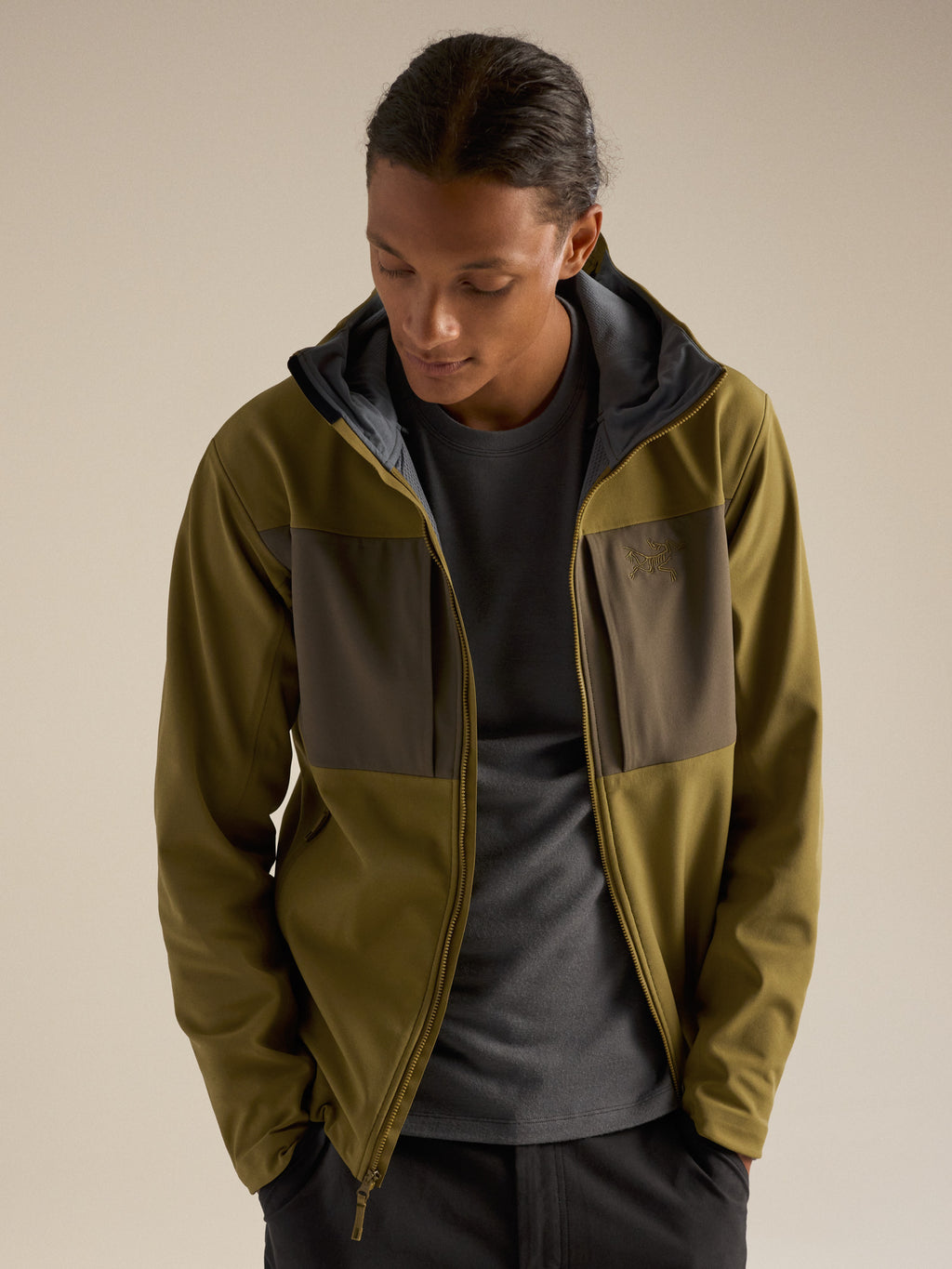 Gamma MX Hoody Bracken / Mongoose Detail 1