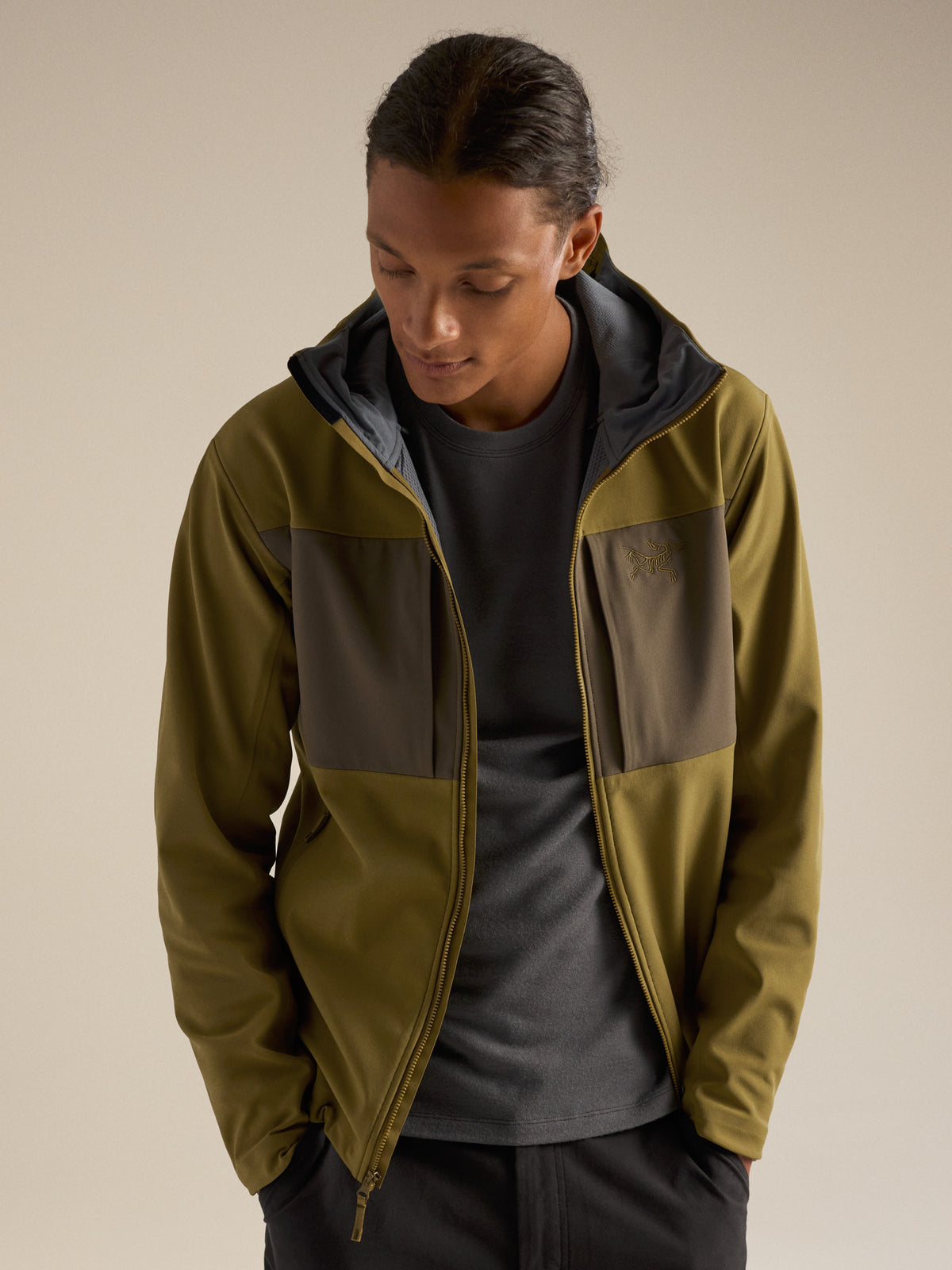 Gamma MX Hoody Bracken / Mongoose Detail 1