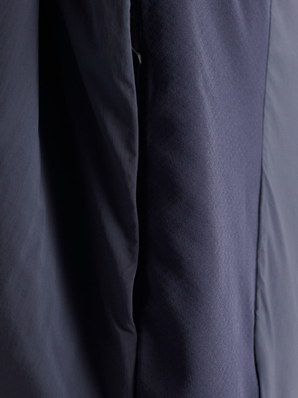 Atom Vest Black Sapphire Fabric Detail