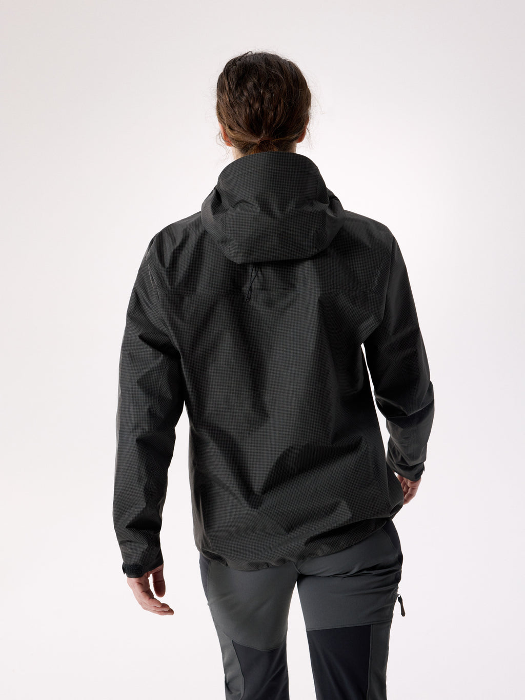 Alpha SL Anorak Women's Black Back View