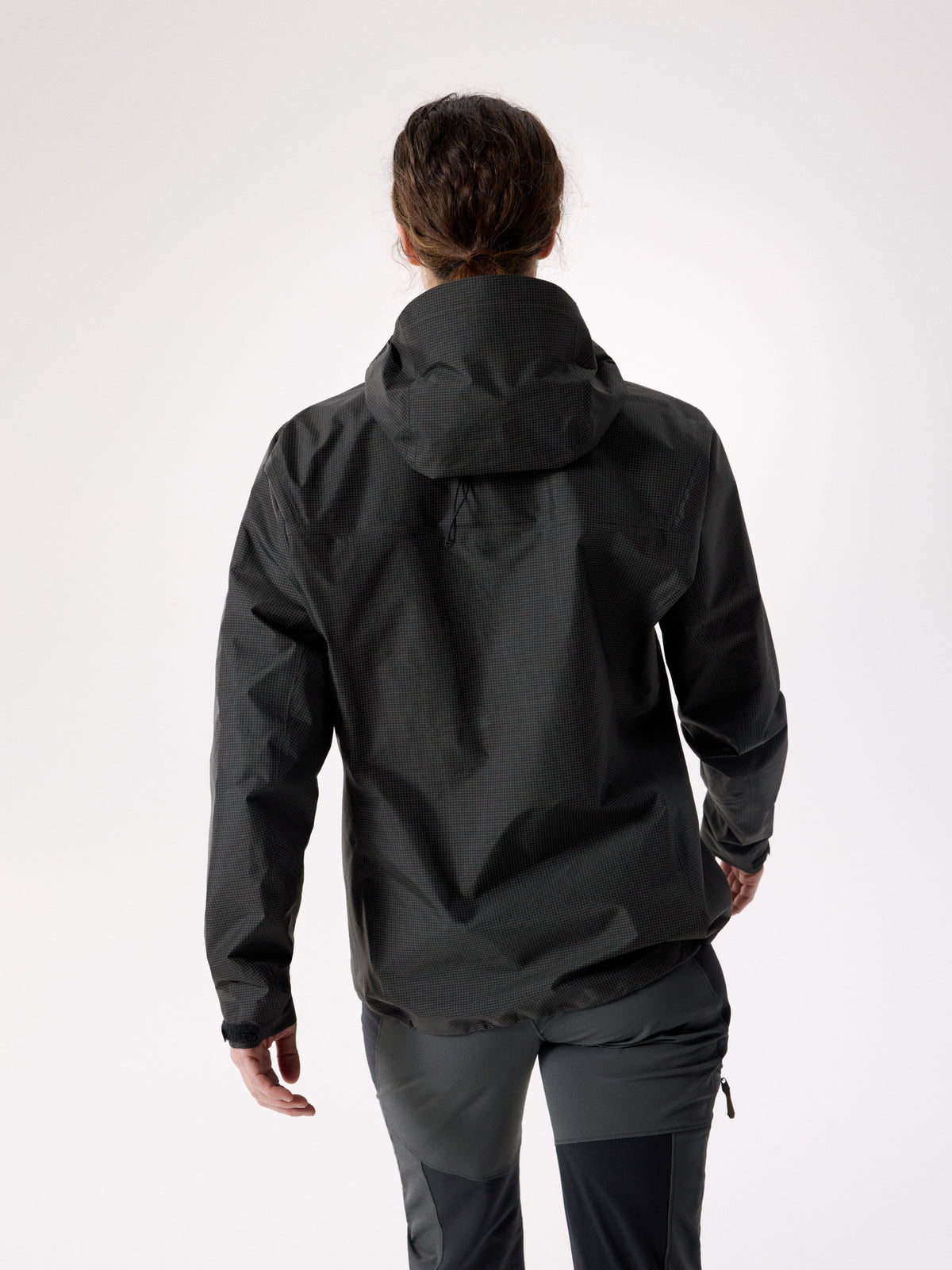 Alpha SL Anorak Women's Black Back View