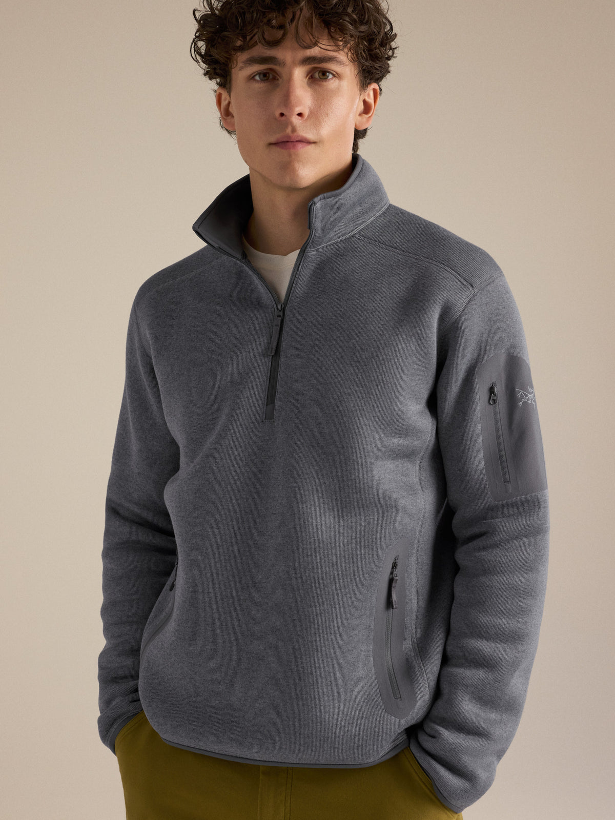 Covert 1/2 Zip Neck Void Heather Hover