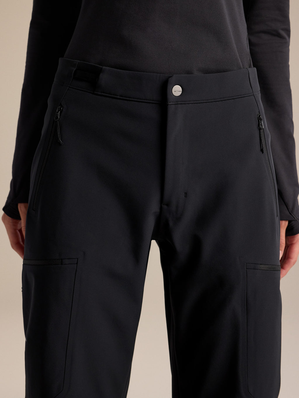 Gamma MX Pant Women's Black Fabric Detail