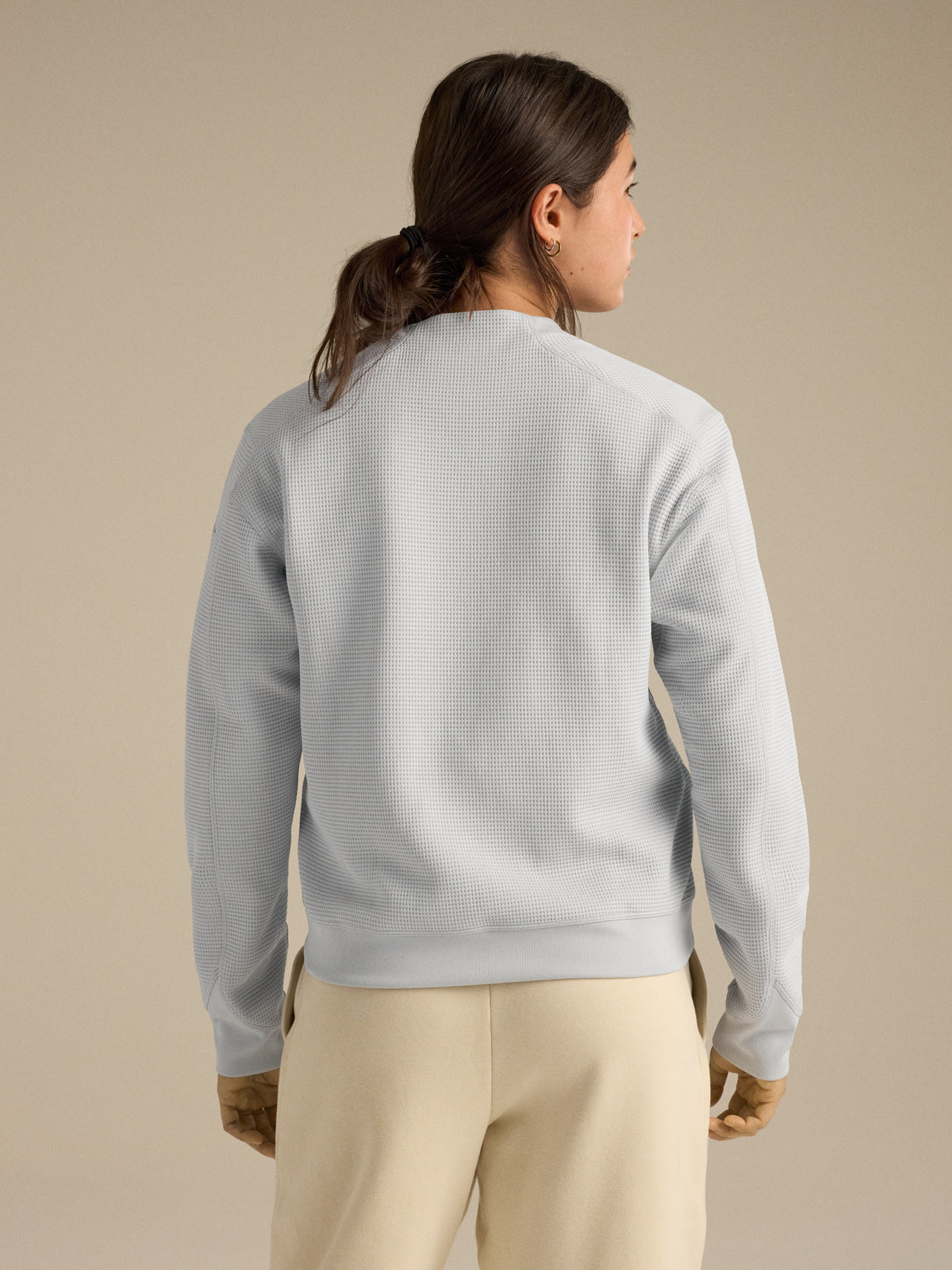 Olera Crew Neck Pullover Women's Solitude Back View