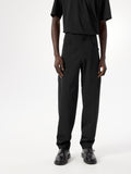 Voronoi Wool Pant Black Front View