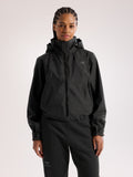 Naya Cropped Jacket Women's Black Front View