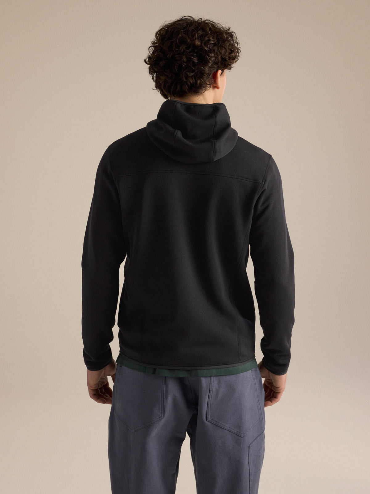 Kyanite Hoody Black Back View