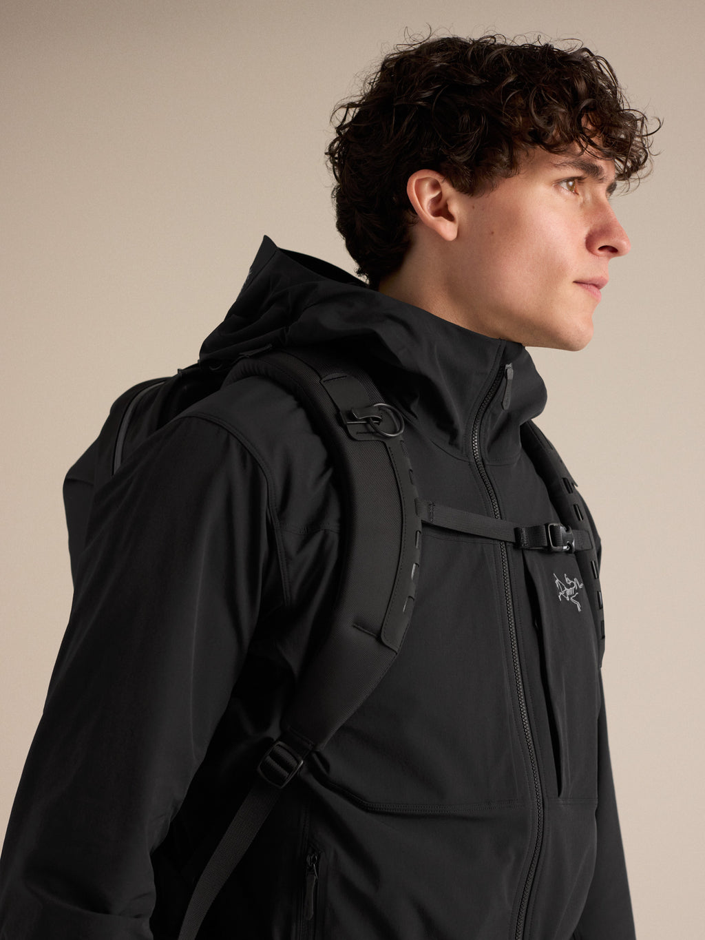 Gamma Hoody Black Detail 1