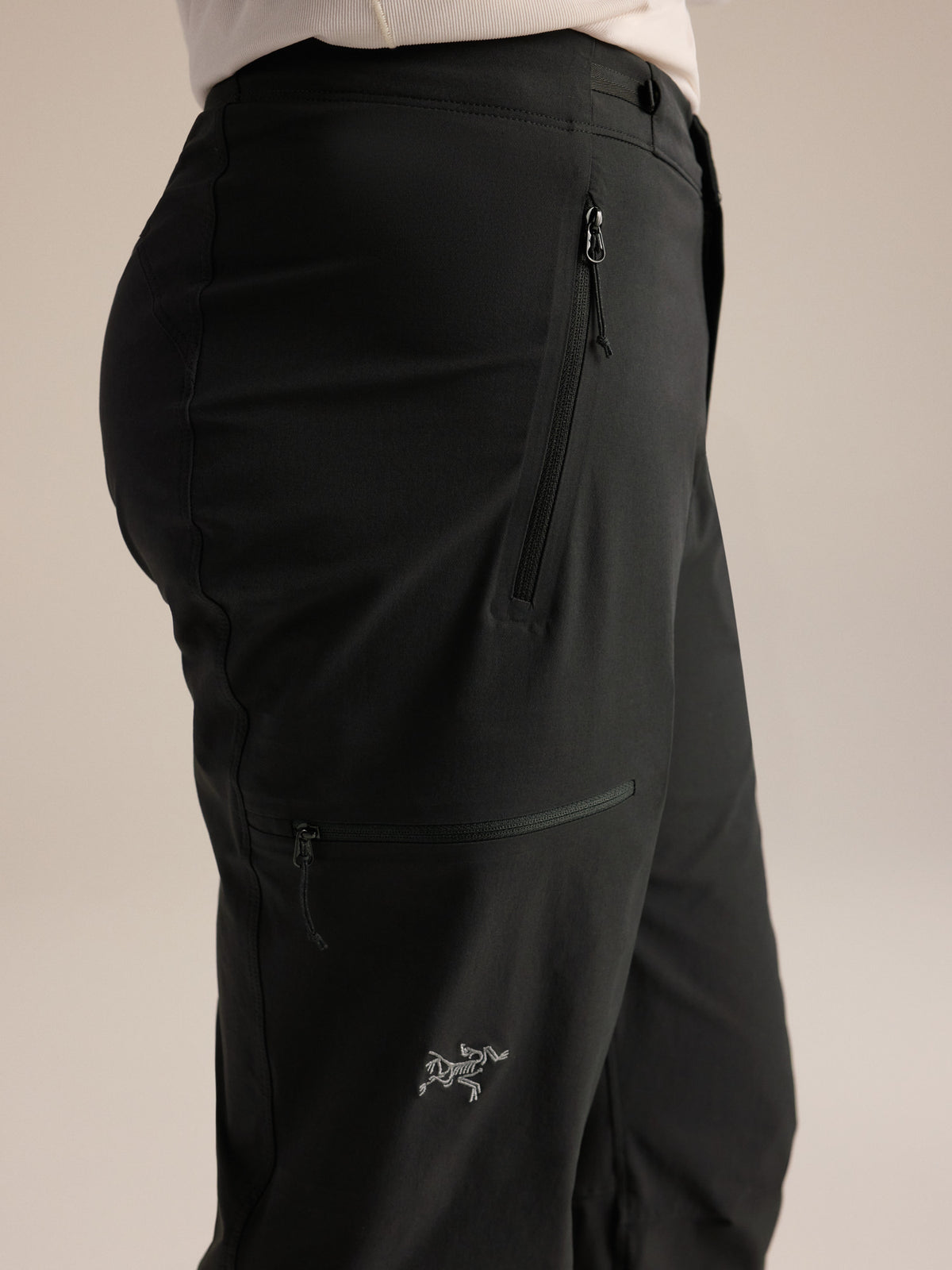 Gamma Pant Women's Black Fabric Detail